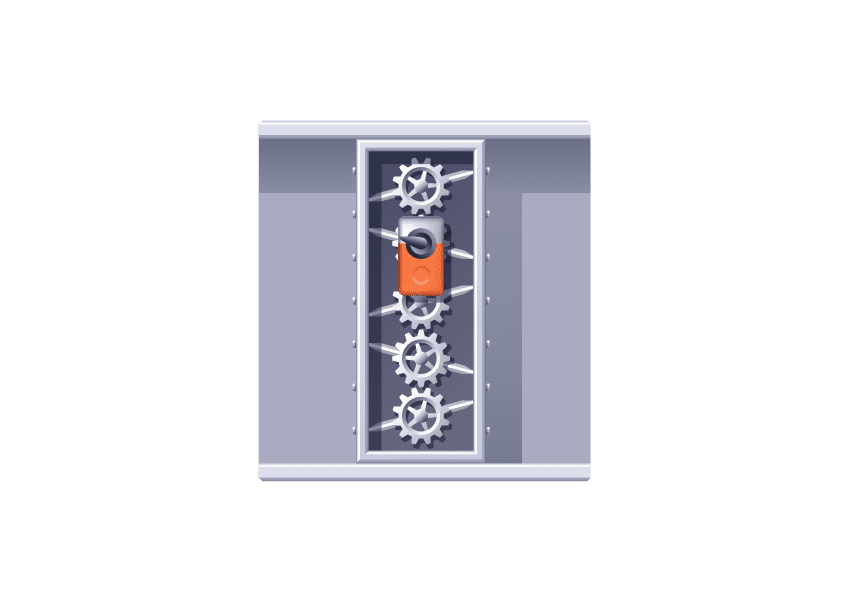 Damper Opp Act Horiz