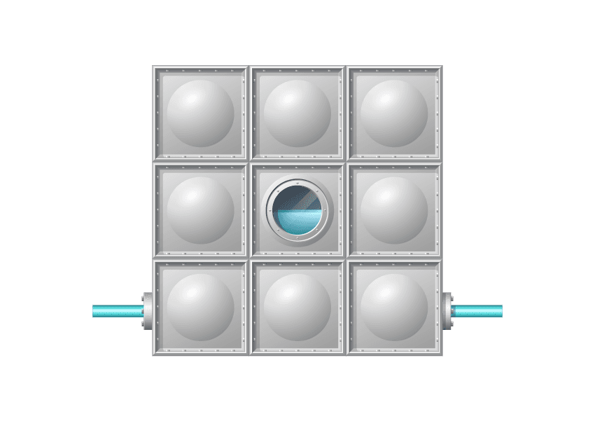 Sectional Cold Water Tank